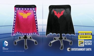 Exclusive WONDER WOMAN™ and BATMAN BEYOND™ Chair Capes!