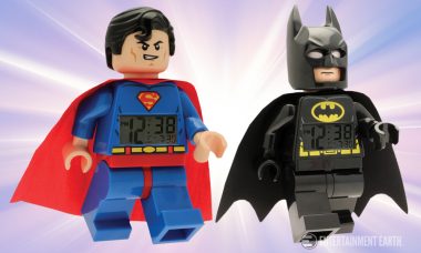 Finally! Keep Gotham and Metropolis Local Times Straight with these Batman and Superman LEGO Clocks!