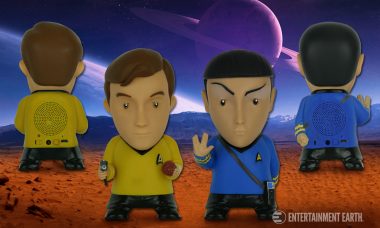 Blast Your Music Through Snazzy Kirk and Spock Bluetooth Speakers