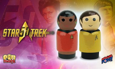 Star Trek: TOS Uhura and Chekov Pin Mate™ Wooden Figures Now In Stock!