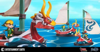 Link Takes to the High Seas in This Stunning Statue