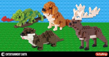 Adorably Cute and Constructible Block Animal Figures