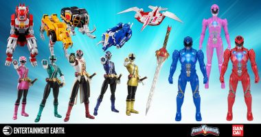 Take a Trip into the past with These Power Rangers Collectibles