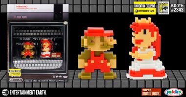 Exclusive Nintendo 8-Bit Mario and Peach Mini-Figure Set Intrigues San Diego Comic-Con!