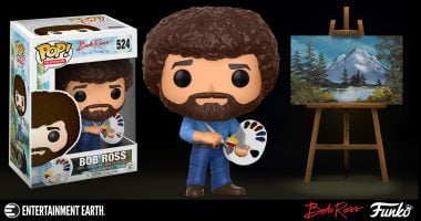Get Ready to Paint Some Happy Little Trees with the Bob Ross Funko Pop!