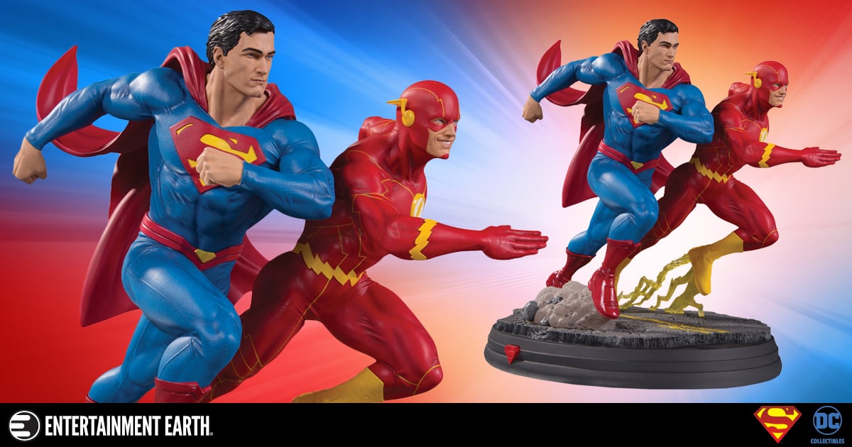 Superman Flash Race Justice League