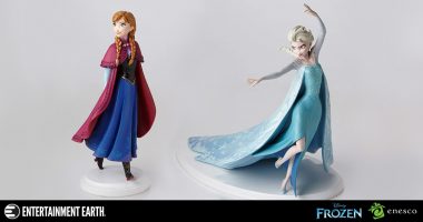 You Won’t Want to Let Go of These Frozen Anna and Elsa Marquette Statues