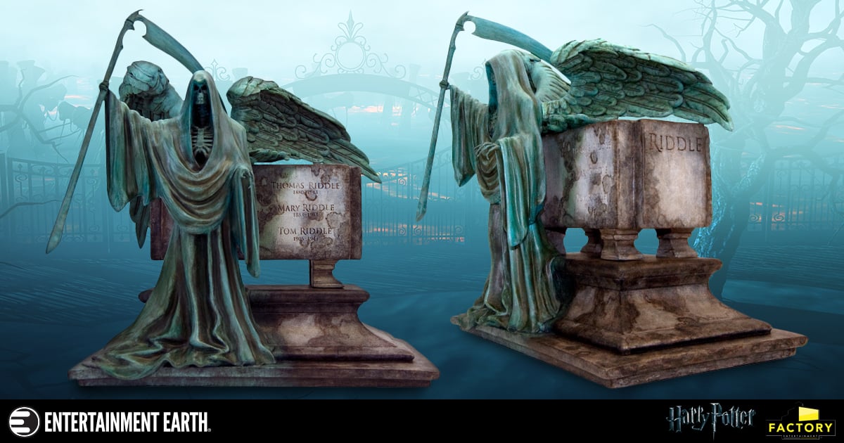 Harry Potter Riddle Family Grave Monolith Statue