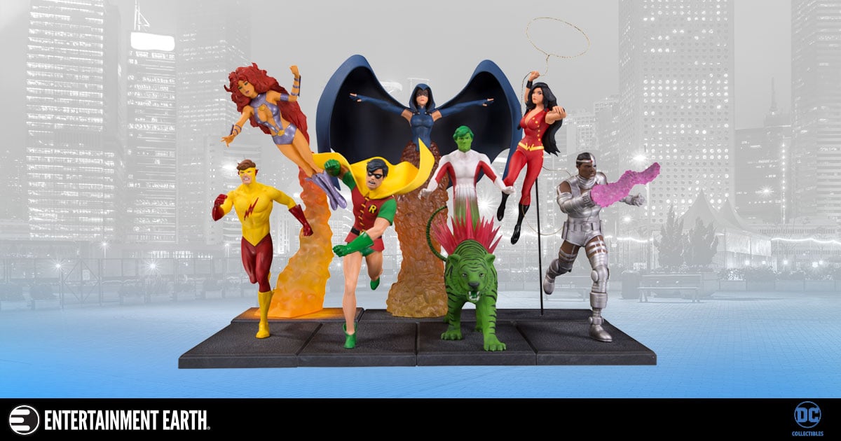 The New Teen Titans Multi-Part Statues