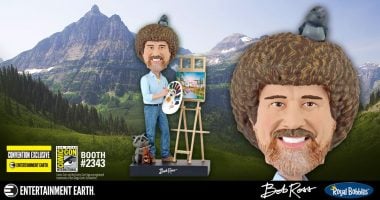 Become a Happy Little Collector with this Bob Ross Bobble Head at San Diego Comic-Con
