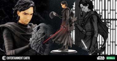 Bring Kotobukiya’s Beautiful Kylo Ren “Cloaked in Shadow” Statue into Your Star Wars Collection